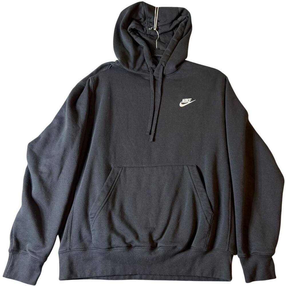 Nike Hoodie, Men’s Medium, Black, Pullover, Casual, Athletic, Sweatshirt
